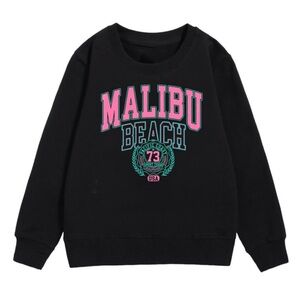 Black Malibu Beach Sweatshirt